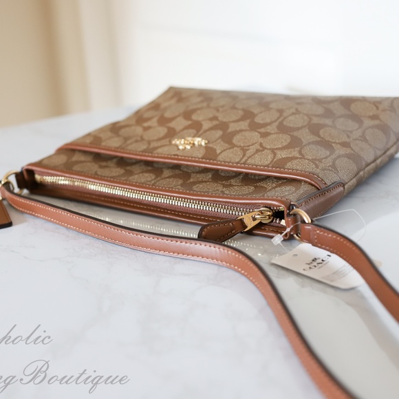 NWT Coach Crossbody File Bag & Wristlet *SET* - Picture 4 of 8